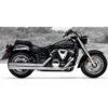 HARD-KROME American Classic II Exhaust V-Star 1300 07-up -COB Motorcycle Shop hard krome 501 4025 exhaust