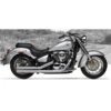 HARD-KROME American Classic II Exhaust Vulcan 900 06-up -COB Motorcycle Shop hard krome 501 8020 exhaust