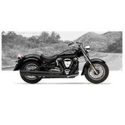 Hard-Krome 515-4035 American Classic II Exhaust For Yamaha Road Star (1999-2012)