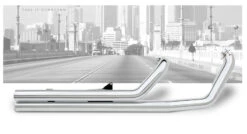 HARD-KROME 3" Big Straights Exhaust VTX1800N 04-up -COB Motorcycle Shop hard krome big straights b