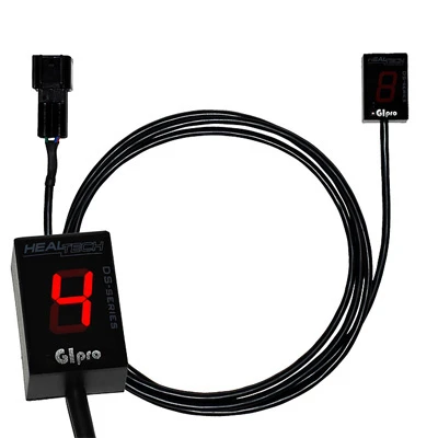 Healtech GIPro T01 Series Gear Position Indicator, Red For Triumph 3 Healtech GIPro T01 Series Gear Position Indicator, Red For Triumph