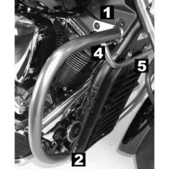 Hepco & Becker 501.4519 00 02 Engine Guard For Yamaha V-Star 1300 Midnight Star