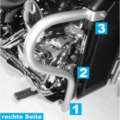 Hepco & Becker 501.951 00 02 Engine Guard For Honda VT 750 Shadow Spirit