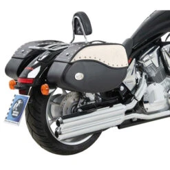 Hepco & Becker 620.500 Ivory Leather Bag, 30 Liters