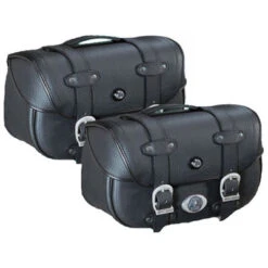 Hepco & Becker 620.986 Big Liberty Leather Bag Set, 28 Liters For C-Bow Only