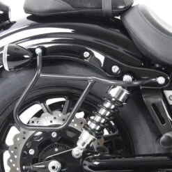 Hepco & Becker 626.4538 00 01 Rugged Leather Bag Holder For Yamaha V-Star 950