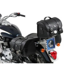 Hepco & Becker 630.7507 C-Bow Bag Holder, Chrome For Triumph Bonneville Amerika -COB Motorcycle Shop hepco becker 630 7507 bag holder bonneville image3