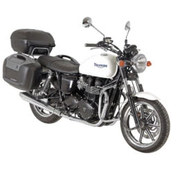 Hepco & Becker 650.790 Side Carrier, Chrome For Triumph Bonneville / T100 -COB Motorcycle Shop hepco becker 650 790 side carrier bonneville t100 image3