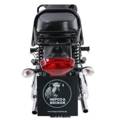 Hepco & Becker 654.2541 01 01 Rear Rack, Black For Kawasaki W800 Street/Cafe (2019-) -COB Motorcycle Shop hepco becker 654 2541 01 01 rear rack black image2