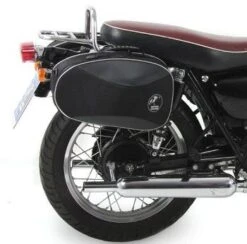 Hepco & Becker 630.284 00 02 C-Bow Side Carrier For Kawasaki W650 & W800 2011-2016 -COB Motorcycle Shop hepco becker c bow side carrier w650 w800 01