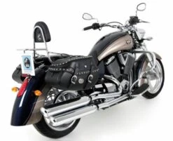 Hepco & Becker Big Buffalo C-bow Leather Bags, 35 Liter Studded 17 Hepco & Becker Big Buffalo C-bow Leather Bags, 35 Liter Studded -COB Motorcycle Shop hepco becker leather bag 35 liter studded 8