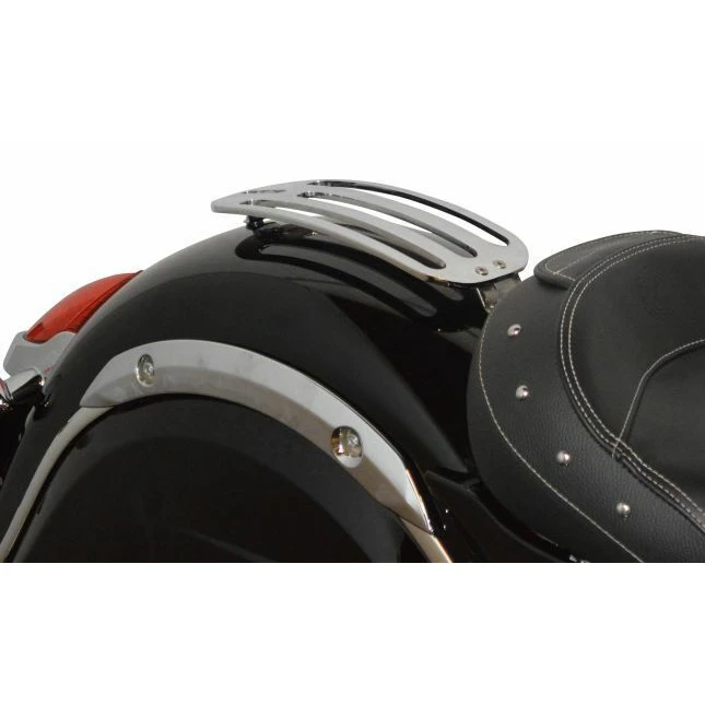 Highway Hawk 661-0681 Billet Solo Rack, Chrome For Honda Shadow VT750C / VT750C2 Spirit 3 Highway Hawk 661-0681 Billet Solo Rack, Chrome For Honda Shadow VT750C / VT750C2 Spirit