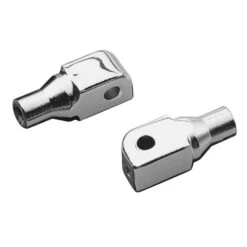 Kuryakyn 8802 Tapered Adapter / Pegs Mounts, Chrome For Suzuki, Triumph & Yamaha