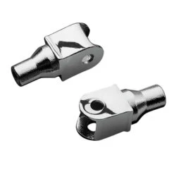 Kuryakyn 8803 Tapered Adapter / Pegs Mounts, Chrome For Honda