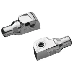 Kuryakyn 8811 Tapered Adapter / Pegs Rear Mounts, Chrome For Yamaha