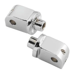 Kuryakyn 8825 Splined Adapter / Pegs Mounts, Chrome For OEM Peg Honda & Yamaha
