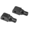Kuryakyn 8866 Tapered Adapter / Pegs Mounts, Gloss Black For Suzuki, Triumph & Yamaha -COB Motorcycle Shop kuryakyn 8866 tapered adapter pegs mounts gl black