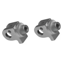 Kuryakyn 8906 Splined Adapter / Pegs Mounts, Silver For OEM Peg Triumph