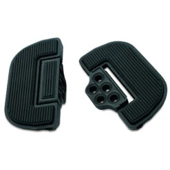 Kuryakyn 4357 Ribbed Black Floorboards For Driver Or Passenger -COB Motorcycle Shop kuryakyn ribbed black floorboards image2