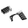 Kuryakyn 4446 Switchblade Tapered Footrests, Chrome -COB Motorcycle Shop kuryakyn switchblade pegs