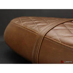 Luimoto 10131101 Vintage Diamond Rider Seat Cover Triumph Bonneville T100/T120 -COB Motorcycle Shop luimoto 10131101 vintage diamond rider seat cover image3