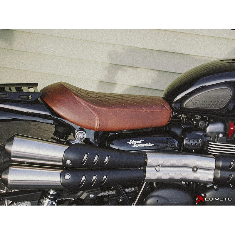 Luimoto 10191101 Vintage Diamond Rider Seat Cover Triumph Street Scrambler (2019-) 8 Luimoto 10191101 Vintage Diamond Rider Seat Cover Triumph Street Scrambler (2019-) - Image 6