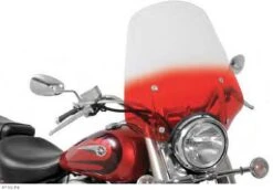 Memphis Shades Big Shot Windshield With Optional Mounting Kit For Honda -COB Motorcycle Shop memphis shades big shot windshield honda cruiser4 1