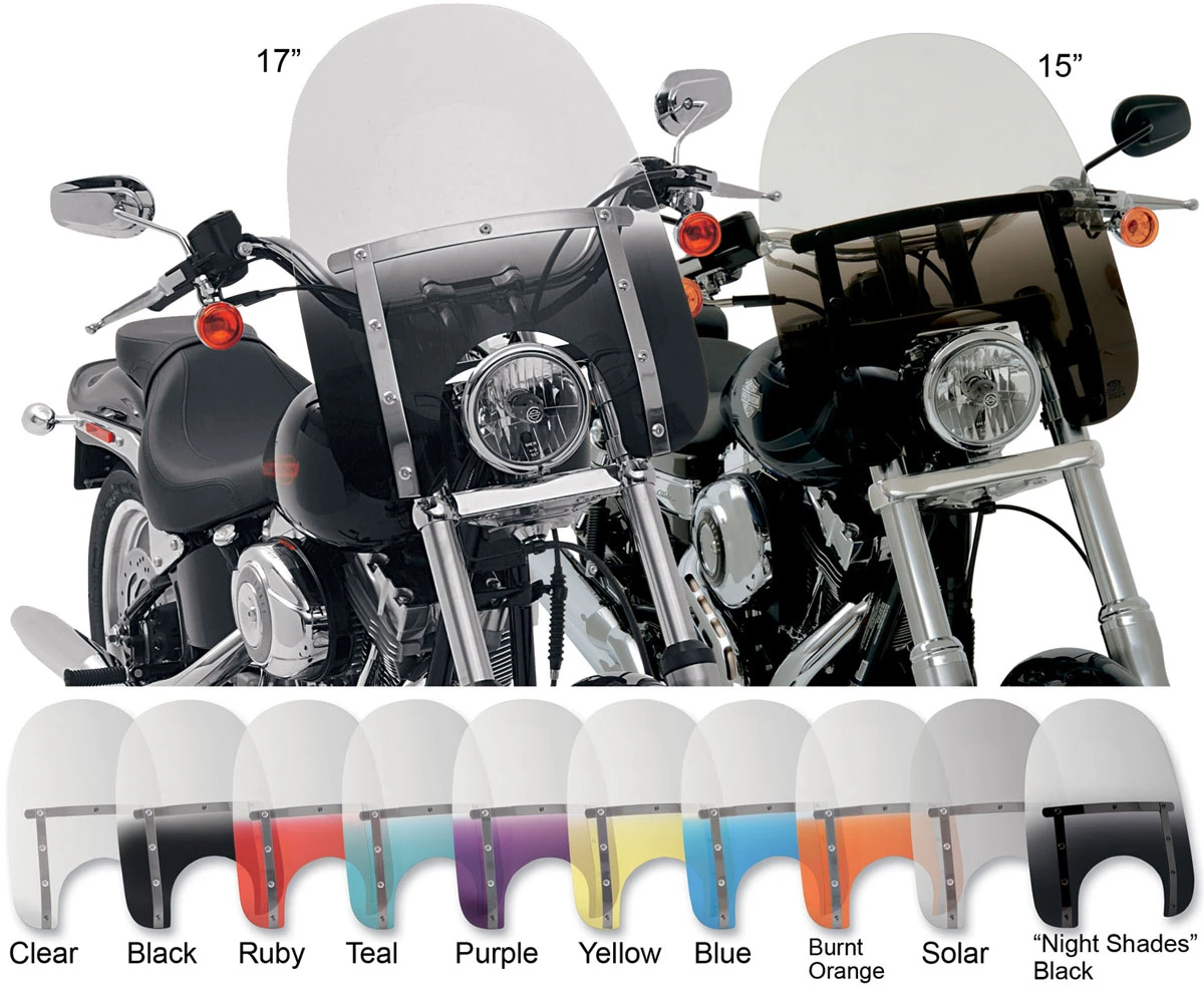 Memphis Shades Memphis Slim Windshield For Honda Cruiser 6 Memphis Shades Memphis Slim Windshield For Honda Cruiser - Image 4