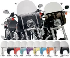 Memphis Shades Memphis Slim Windshield For Kawasaki Cruiser -COB Motorcycle Shop memphisshadesslim1 2