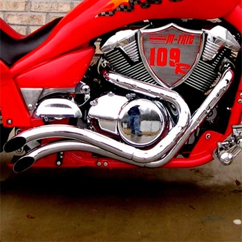 MORTONS CUSTOMs Street Kings 2 Complete Exhaust Boulevard M109R 7 MORTONS CUSTOMs Street Kings 2 Complete Exhaust Boulevard M109R - Image 5