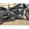 MORTONS CUSTOM Black Pipes Complete Exhaust Roadliner / Stratoliner -COB Motorcycle Shop mortons custom morroadlinerpipesblack exhaust