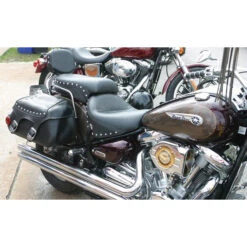 Mustang 75216 Two Piece Wide Touring Seat, Studs For Yamaha Road Star -COB Motorcycle Shop mustang 75216 wide touring seat road star image3