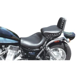 Mustang 75265 One Piece Wide Touring Seat With Studs For Suzuki 1400 Intruder & S83 6 Mustang 75265 One Piece Wide Touring Seat With Studs For Suzuki 1400 Intruder & S83 -COB Motorcycle Shop mustang 75265 wide touring seat image2