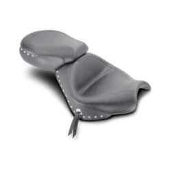 Mustang 75920 Two Piece Wide Touring Seat, Studs For Honda VTX1800 Retro