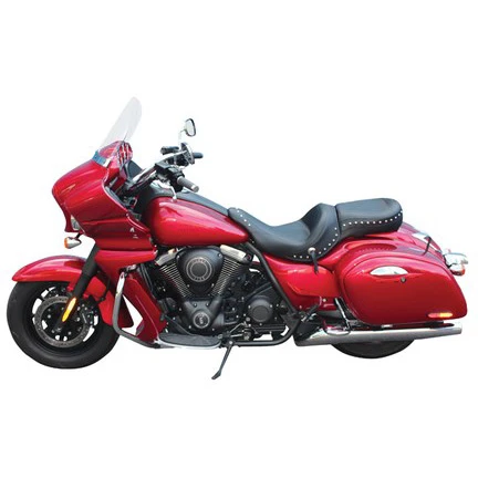 Mustang 76286 Standard Touring One-Piece Seat, Black For Vulcan 1700 Vaquero '11-'19 5 Mustang 76286 Standard Touring One-Piece Seat, Black For Vulcan 1700 Vaquero '11-'19 - Image 3