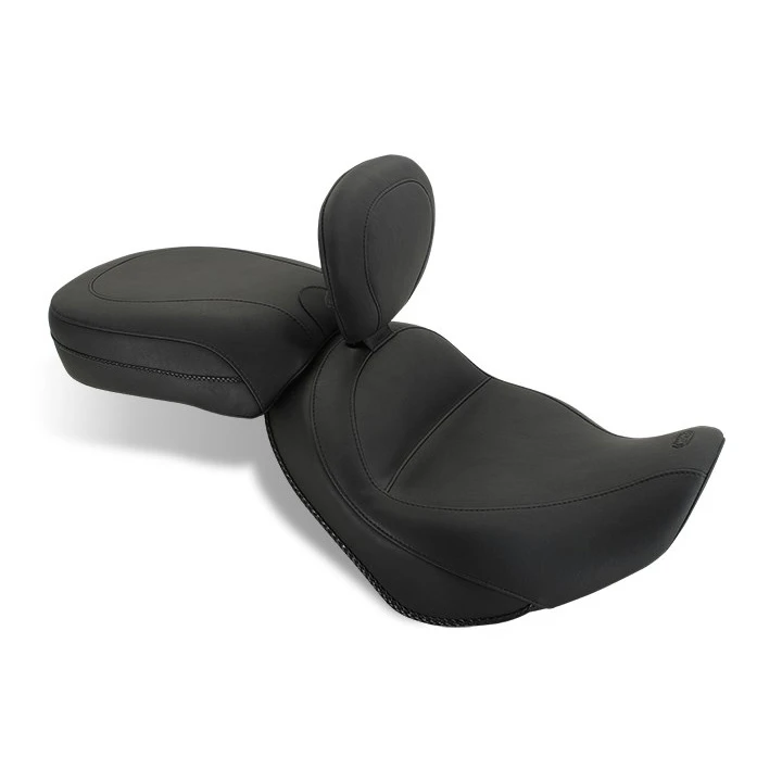 Mustang 79005 Two Piece Vintage Seat With Backrest For Triumph America And Speedmaster 3 Mustang 79005 Two Piece Vintage Seat With Backrest For Triumph America And Speedmaster