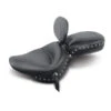 Mustang 79250 Wide Touring Seat With Backrest, Studs For Kawasaki Vulcan 800 And Classic -COB Motorcycle Shop mustang 79250 wide touring seat image1