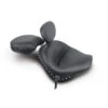 Mustang 79326 Wide Touring Seat With Driver Backrest, Studs For Honda VTX1300 Retro -COB Motorcycle Shop mustang 79326 wide touring seat driver image1