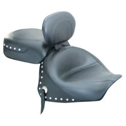 Mustang 79350 Seat With Driver Backrest, Studs For Kawasaki Vulcan 1600 Classic / Nomad -COB Motorcycle Shop mustang 79350 seat driver vulcan 1600 image3