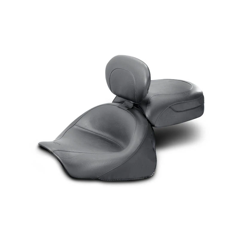 Mustang 79351 Vintage Seat With Driver Backrest For Kawasaki Vulcan 1600 Classic / Nomad 3 Mustang 79351 Vintage Seat With Driver Backrest For Kawasaki Vulcan 1600 Classic / Nomad