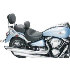 Mustang 79371 Wide Touring Vintage Seat, Backrest For Kawasaki Vulcan 2000 (2004-2010) -COB Motorcycle Shop mustang 79371 wide touring vintage seat image3