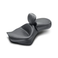 Mustang 79391 Two Piece Wide Touring Vintage Seat With Backrest For Honda VT750 Aero