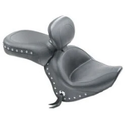 Mustang 79430 Seat With Backrest, Studs For Yamaha V-Star 650 Classic And Silverado -COB Motorcycle Shop mustang 79430 seat backrest studs and silverado image2