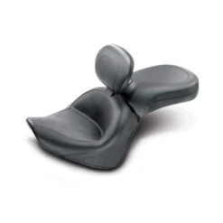 Mustang 79431 Vintage Seat With Backrest For Yamaha V-Star 650 Classic And Silverado