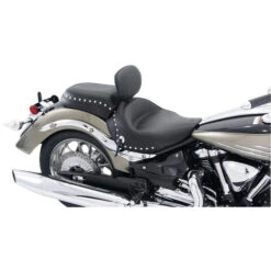 Mustang 79452 Wide Touring Solo Seat With Backrest, Studs For Yamaha Roadliner / Stratoliner -COB Motorcycle Shop mustang 79452 wide touring solo seat image2