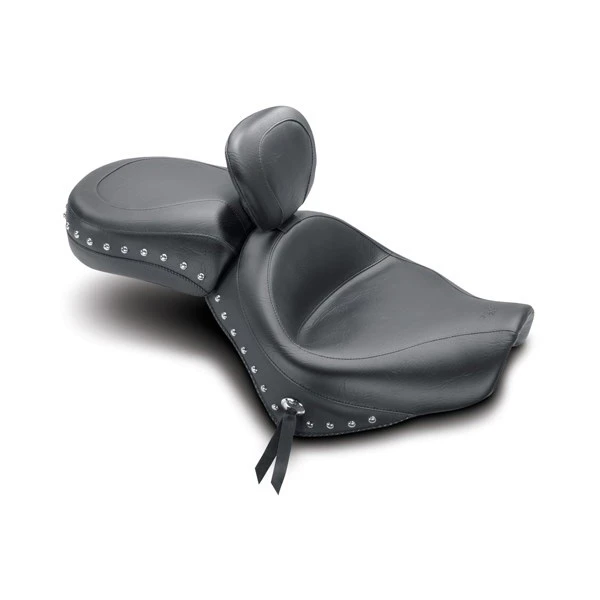 Mustang 79470 Wide Touring Seat With Backrest, Studs For Honda VT750C2 Spirit / Shadow Phantom 3 Mustang 79470 Wide Touring Seat With Backrest, Studs For Honda VT750C2 Spirit / Shadow Phantom