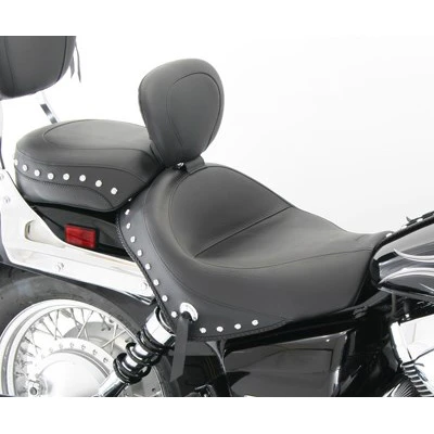 Mustang 79470 Wide Touring Seat With Backrest, Studs For Honda VT750C2 Spirit / Shadow Phantom 4 Mustang 79470 Wide Touring Seat With Backrest, Studs For Honda VT750C2 Spirit / Shadow Phantom - Image 2