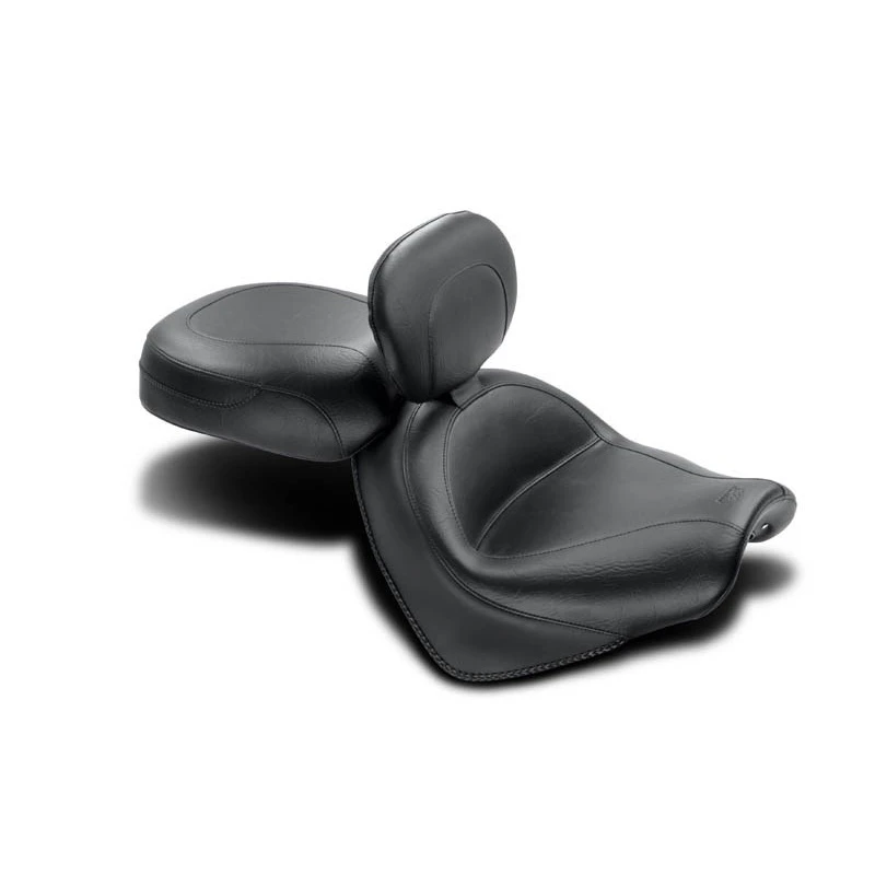 Mustang 79561 Two Piece Wide Touring Vintage Seat With Backrest For Honda VTX 1300C 3 Mustang 79561 Two Piece Wide Touring Vintage Seat With Backrest For Honda VTX 1300C
