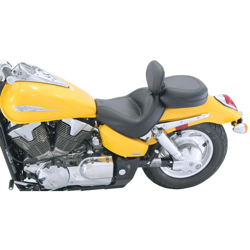 Mustang 79561 Two Piece Wide Touring Vintage Seat With Backrest For Honda VTX 1300C 4 Mustang 79561 Two Piece Wide Touring Vintage Seat With Backrest For Honda VTX 1300C - Image 2