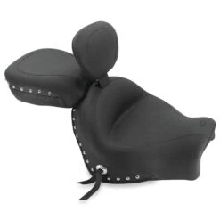 Mustang 79780 Standard Touring Two-Piece Seat W/ Backrest For Rocket III Touring '08-'18